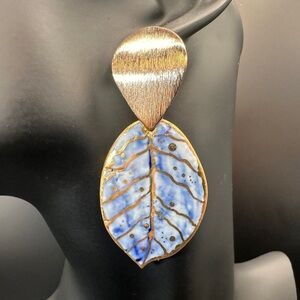 Handmade Luxury Ceramic Earrings – Unique, Lightweight, and Artistic Jewelry